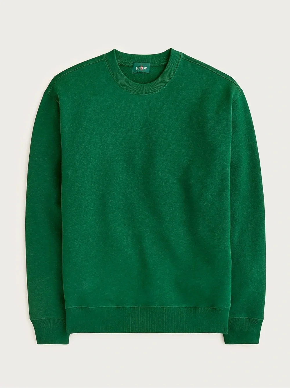 NWOT J Crew '83 Fleece Crewneck Sweatshirt in Serene Spruce sz M